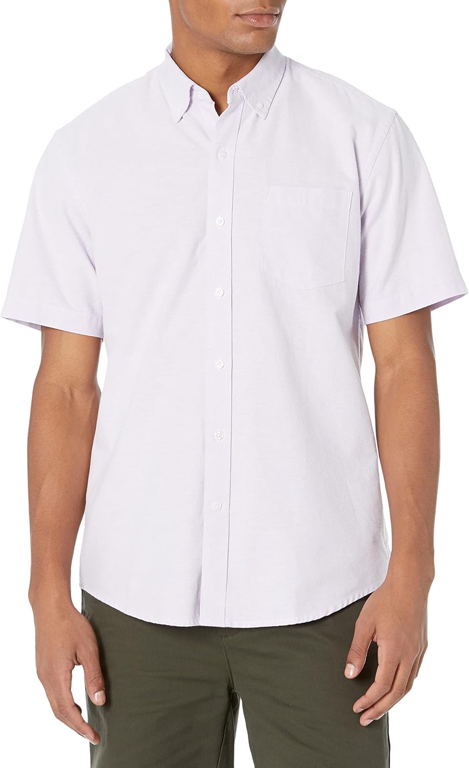 Men's Regular-Fit Short-Sleeve Pocket Oxford Shirt