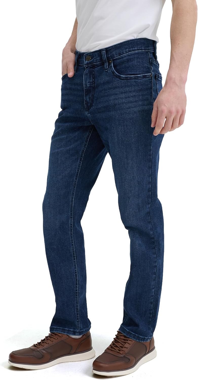 Slim Fit men Jeans – Stretch Fabric Tapered Pants for Men – Premium Comfort Casual Wear and Work Attire